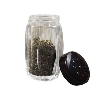 Lọ Đựng Tăm Tiêu Nhựa Nguyên Sinh Trong Suốt Nắp Xoay 2 Kích Cỡ