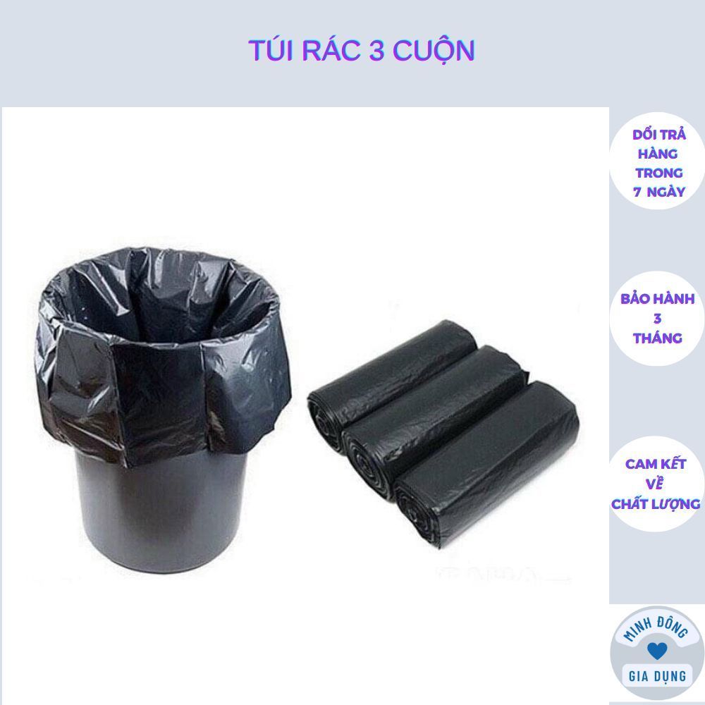 túi đựng rác tự hủy sinh học tiện dụng, tiết kiệm Kích Thước Lớn 55*65 cm 33-35 cái.