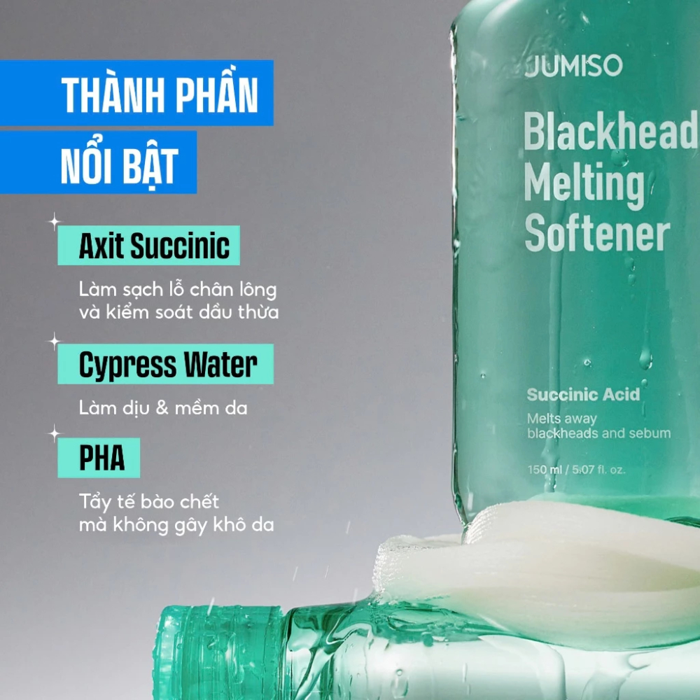 Ảnh Tinh chất ủ mụn đầu đen Jumiso Blackhead Melting Softener Special Kit 150ml làm sạch bã nhờn và mụn đầu đen hiệu quả 3