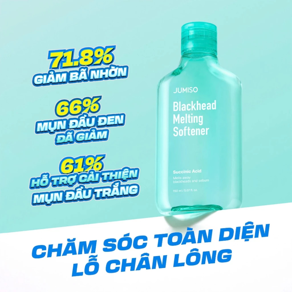 Ảnh Tinh chất ủ mụn đầu đen Jumiso Blackhead Melting Softener Special Kit 150ml làm sạch bã nhờn và mụn đầu đen hiệu quả 4