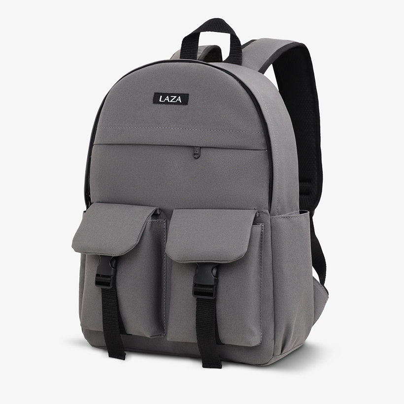 Ảnh Balo nam LAZA Burll Backpack 630 - Chất liệu vải trượt nước vừa laptop 15.6inch 2