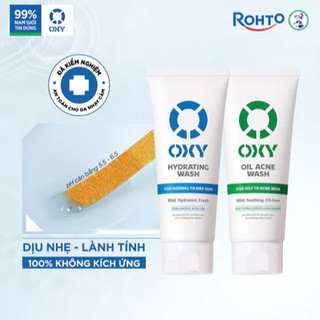 Kem Rửa Mặt OXY Làm Sạch Sâu Giảm Nhờn Deep Wash/Perfect Wash/Hydarting Wash/Oil Acne Wash (100g/tuýp)