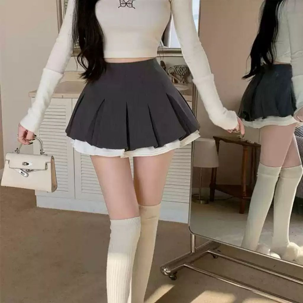Chân Váy Lưng Cao Xòe Bigsize Nữ vải tây, có lót trong, dây kéo giọt lệ, chất vải tây mềm mát CV421