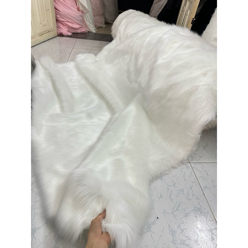 Thảm Lông Trải Bàn Trang Điểm - Vải Lông May Lông Lân - Thảm Lông Chụp Phun Xăm - Thảm Chụp Nails