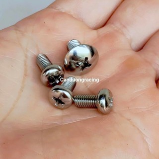 Ốc Hộp Xích Xe Máy gắn cho se sirius yamaha 6 ly và 5 ly chất liệu inox 304 không rỉ sét phụ tùng xe máy caoduongracing