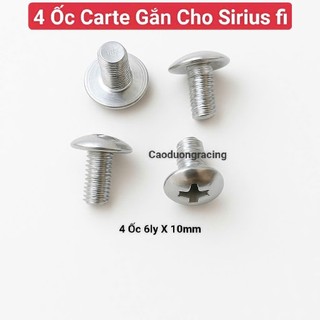 Ốc Hộp Xích Xe Máy gắn cho se sirius yamaha 6 ly và 5 ly chất liệu inox 304 không rỉ sét phụ tùng xe máy caoduongracing