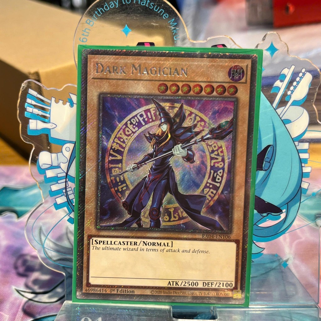Dark Magician Platinum Secret Rare – Yu-Gi-Oh! Karte RA04-EN106, 1. Auflage