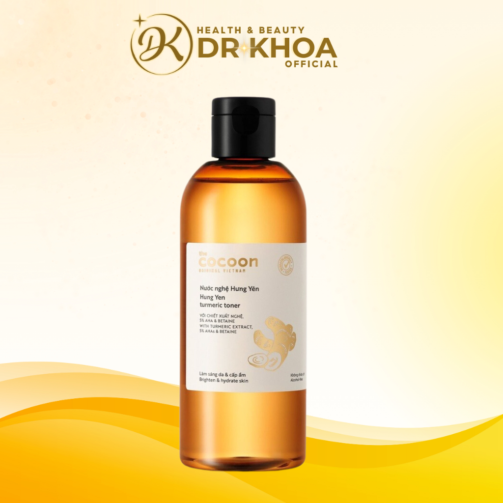 Nước Nghệ Hưng Yên Cocoon Tumeric Toner 5% AHA Cấp Ẩm Dưỡng Sáng Da ...