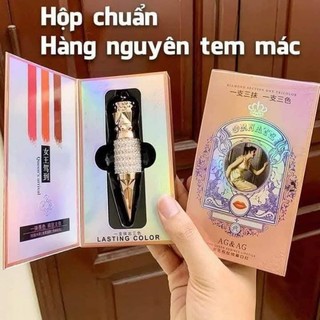 1 CÂY SON AGAG(kèm hộp) Son Kim Cương Siêu Lì 3 Màu