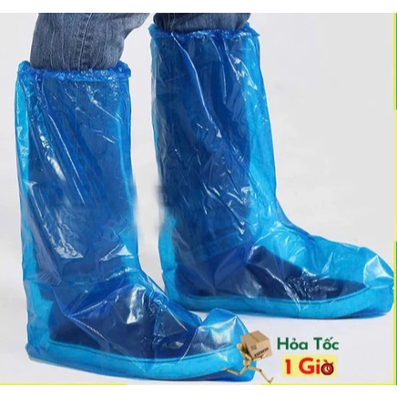 Ủng đi mưa bọc giày chống nước Nylon chuyên dụng đi phượt đi làm (1 cặp) M17