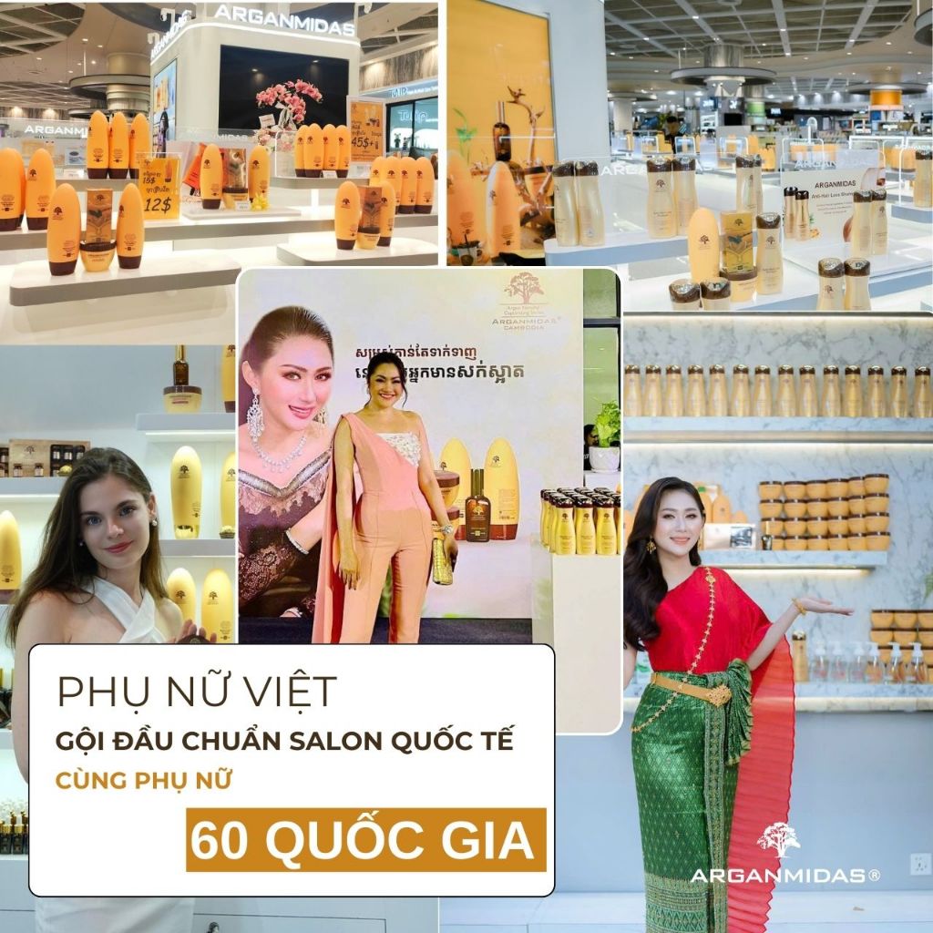 Ảnh Dầu Xả Kiềm Dầu Tạo Phồng Phiên Bản Nâng Cấp Arganmidas 450ml 1