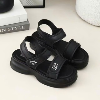 Dép sandal quai hậu Min Min quai mềm siêu hót đế cao 5cm Ms 1104