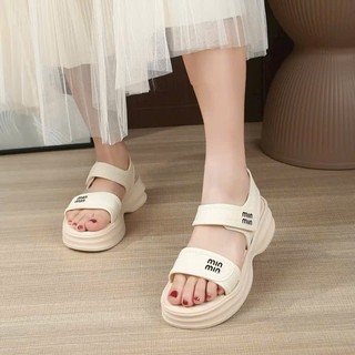 Dép sandal quai hậu Min Min quai mềm siêu hót đế cao 5cm Ms 1104