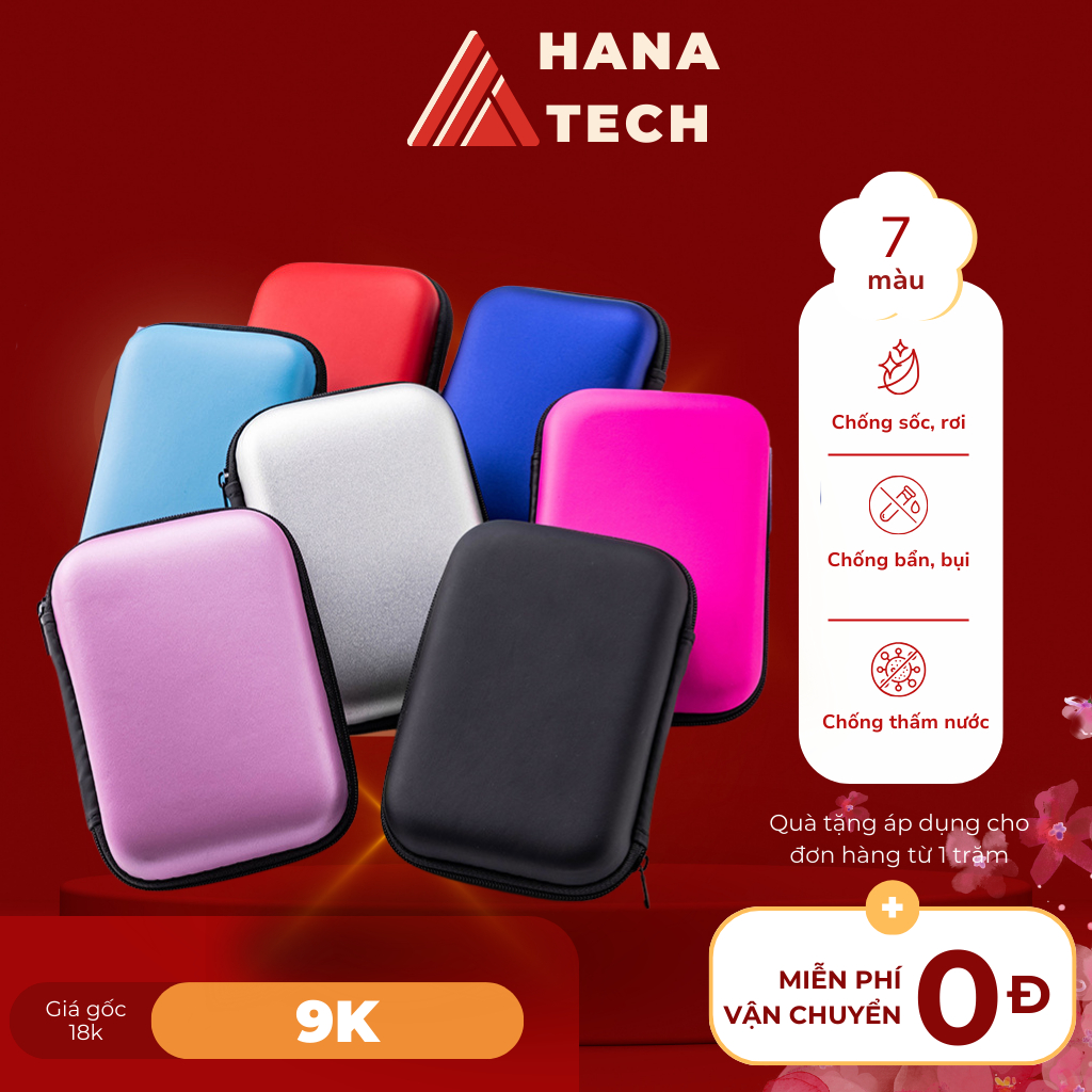 Túi Đựng Chuột Bluetooth, Tai Nghe 14x10x4 cm, Cáp Dữ Liệu, Bộ Sạc - Hộp Đựng EVA Bảo Vệ Chống Sốc, Nhỏ Gọn, Tiện Lợi