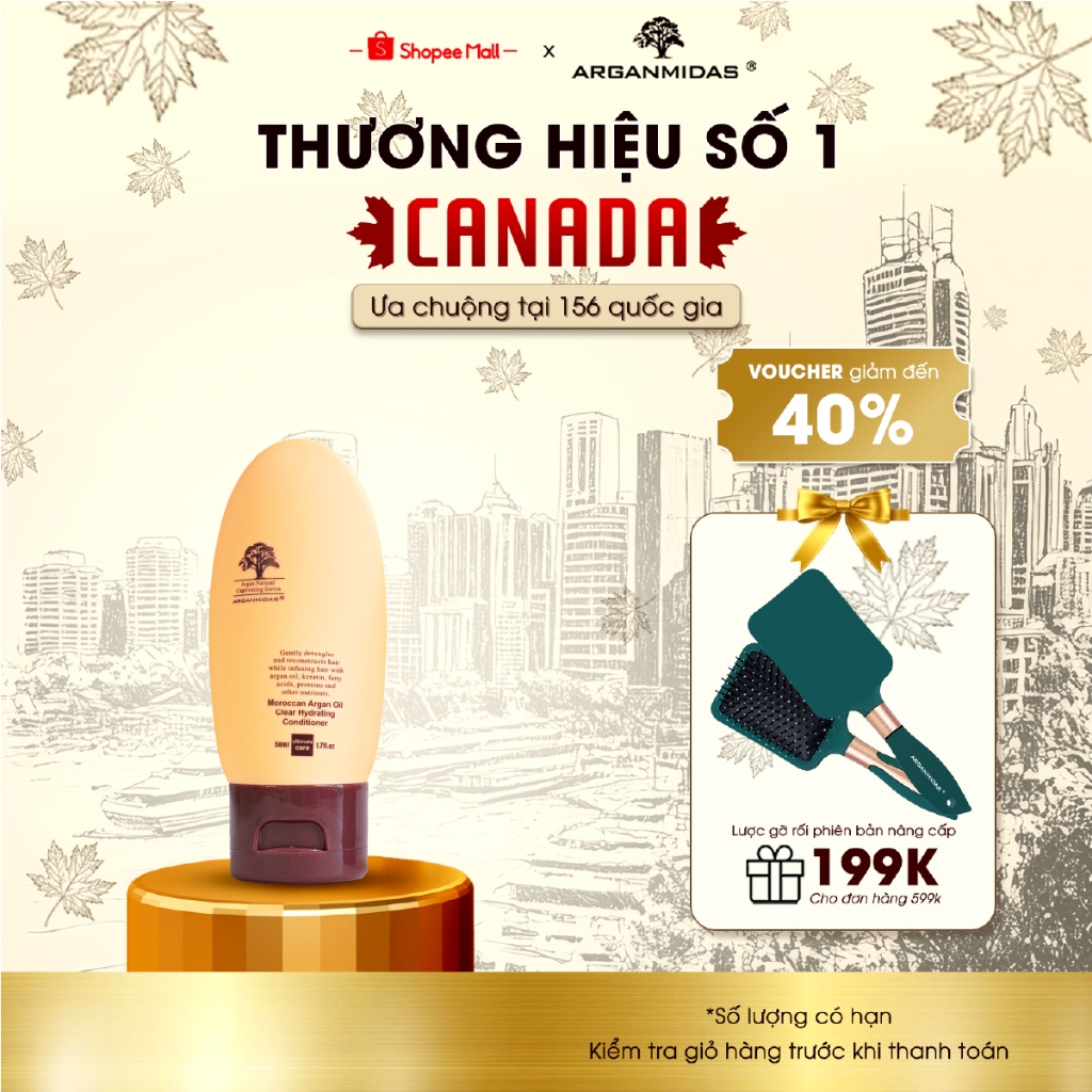 Ảnh Dầu xả siêu dưỡng ẩm Arganmidas 50ml 1