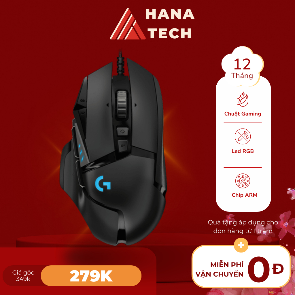 Chuột Logitech G502 Hero Gaming Led Rgb Chuột Vi Tính Laptop Chơi Game ...