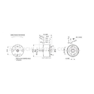 02 cái Motor RF-500 TB-12560 hộp đồng hồ xoay hộp lắc đồng hồ cơ-hộp tích cót đồng hồ cơ