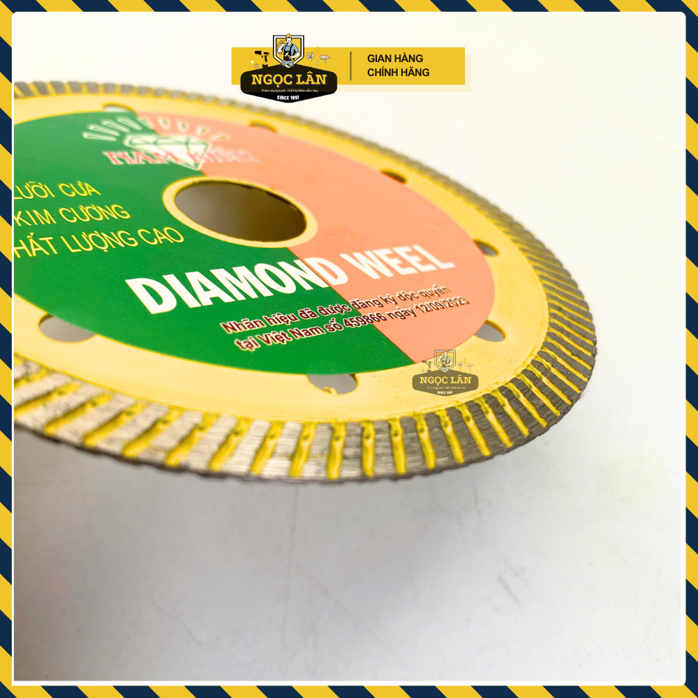 Lưỡi cắt kim cương Nam Kiến cắt đá cẩm thạch,hoa cương, bê tông, đa năng, độ thẩm mỹ cao siêu mỏng