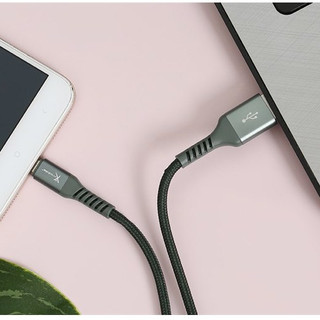 Cáp Micro 1m Xmobile LTM-02 Xanh rêu chính hãng 100% Bảo hành 12 tháng
