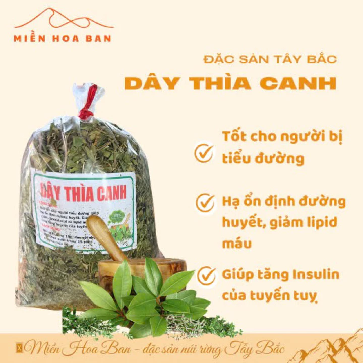 1kg Dây Thìa Canh Thảo Dược Tây Bắc Loại 1