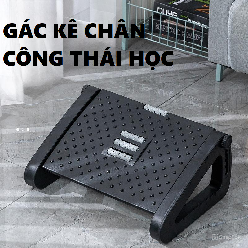 Gác kê chân massage công thái học văn phòng sinh viên thư giản thoải mái chân cải thiện tư thế làm việc | BigBuy360 - bigbuy360.vn