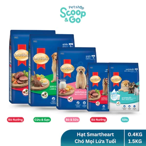 Hạt Smartheart (0.4g-1.5kg) Cho Chó Mọi Lứa Tuổi - Dry Dog Food