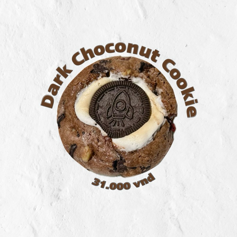 Dark Choconut Cookie(Bánh quy mềm-Bigcookie)