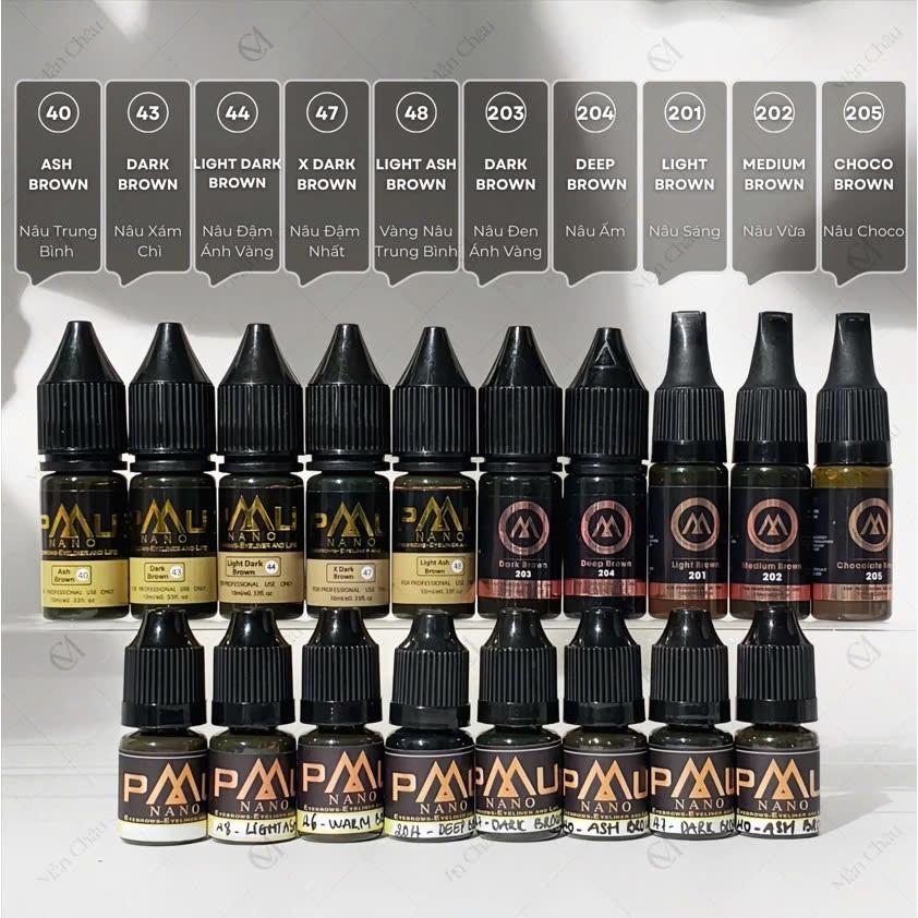 Mực Nano PMU - Hương Phan Phun Mày Minisize / Fullsize