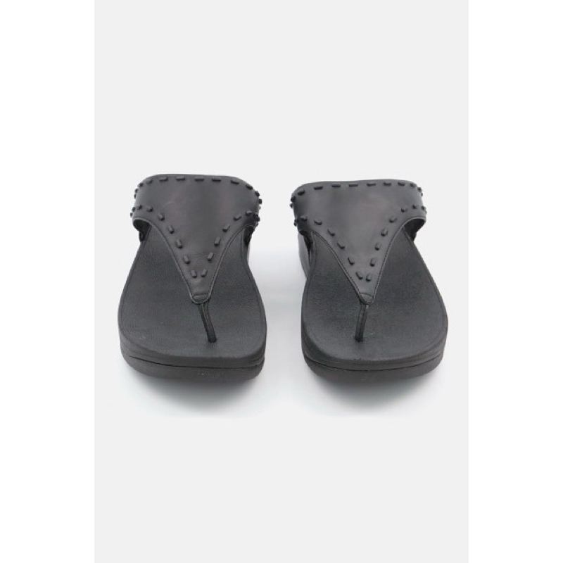 DÉP KẸP FITFLOP XỎ NGÓN CAO SU ĐEN SIZE 39 (230421020)
