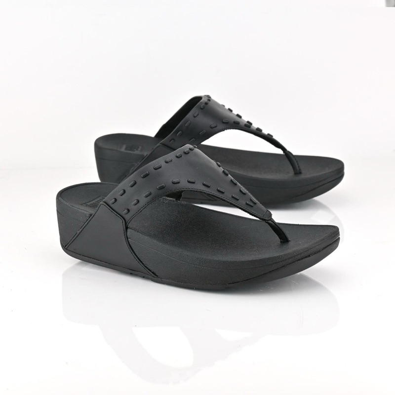 DÉP KẸP FITFLOP XỎ NGÓN CAO SU ĐEN SIZE 39 (230421020)
