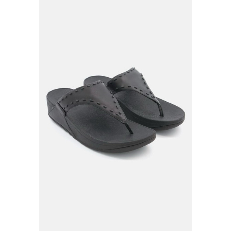 DÉP KẸP FITFLOP XỎ NGÓN CAO SU ĐEN SIZE 39 (230421020)