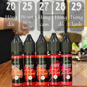 Mực MakeUp Tattoo Plus Mực Nga Mẫu Mới_ Chai 15ml Dùng Trong Phun Xăm Thẩm Mỹ Tattoo