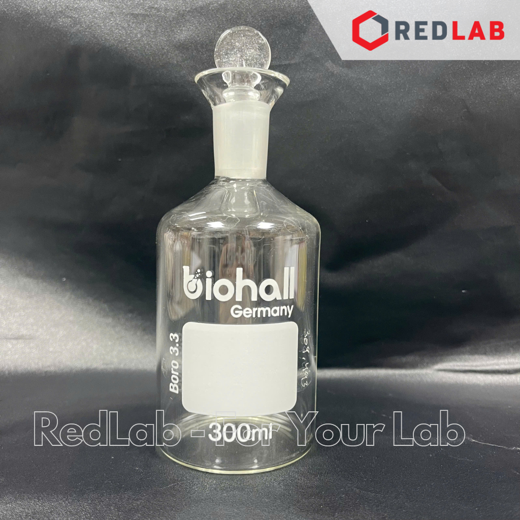 Chai BOD BIOHALL class A 60 125 300 ml, BOD Bottles, miệng loe nút nhám ...