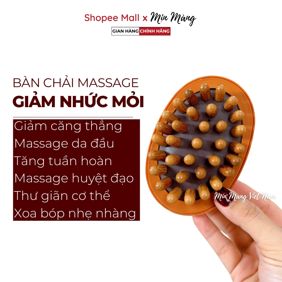 Dụng Cụ Massage Body Đa Năng Mịn Màng Giảm Nhức Mỏi Căng Thẳng Đau Cổ Vai Gáy, Thư Giãn Cao Cấp