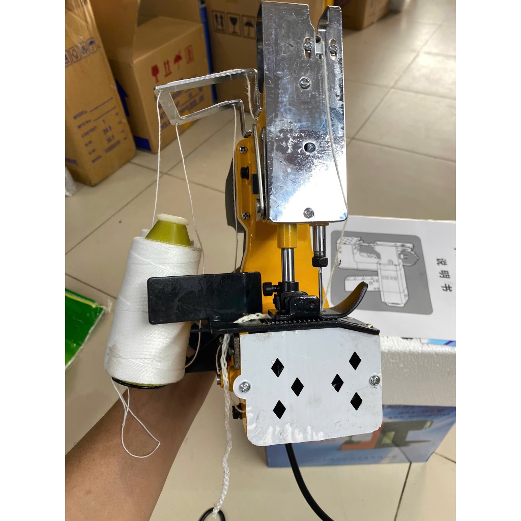 Máy May Bao Cầm Tay GK9-500 JIMMING – Máy Khâu Bao 1 Kim 2 Chỉ Chính Hãng, Bền Bỉ, Dễ Sử Dụng