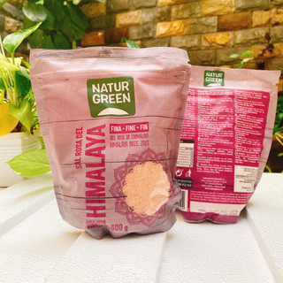 Muối hồng Himalaya NaturGreen nhập nguyên túi