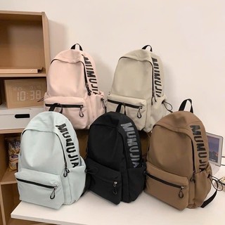 Balo Unisex phong cách Hàn Quốc đơn giản nhiều ngăn full phụ kiện Beliti