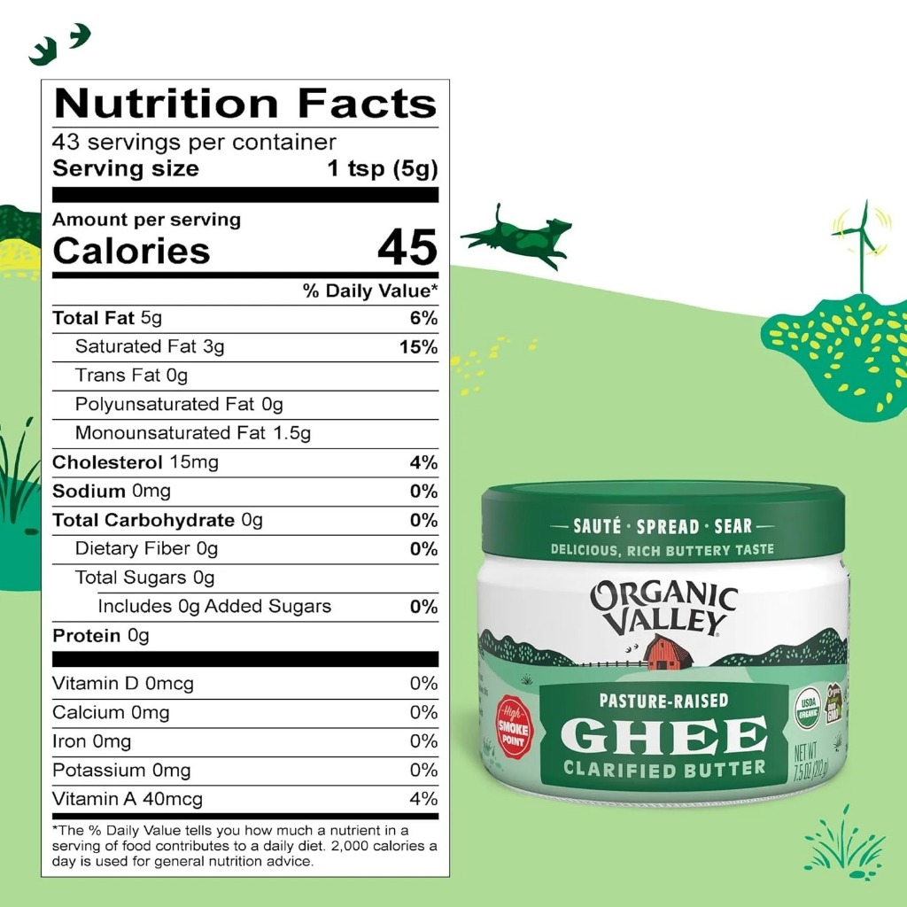 Bơ Ghee hữu cơ dmBio/ organic Valley/ ghee easy