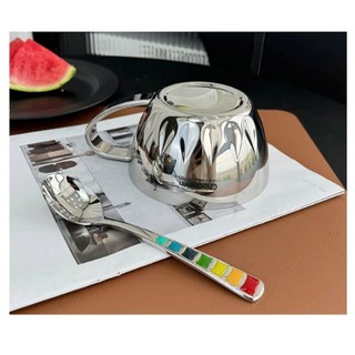 Tô có quai Chockmen [415] 400ml inox 316 2 lớp cách nhiệt tốt, bát có quai C415