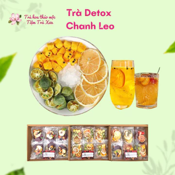 TRÀ DETOX CHANH LEO SẤY LẠNH - TRÀ DETOX CHANH LEO - TRÀ DETOX TRÁI CÂY - TIỆM TRÀ XƯA