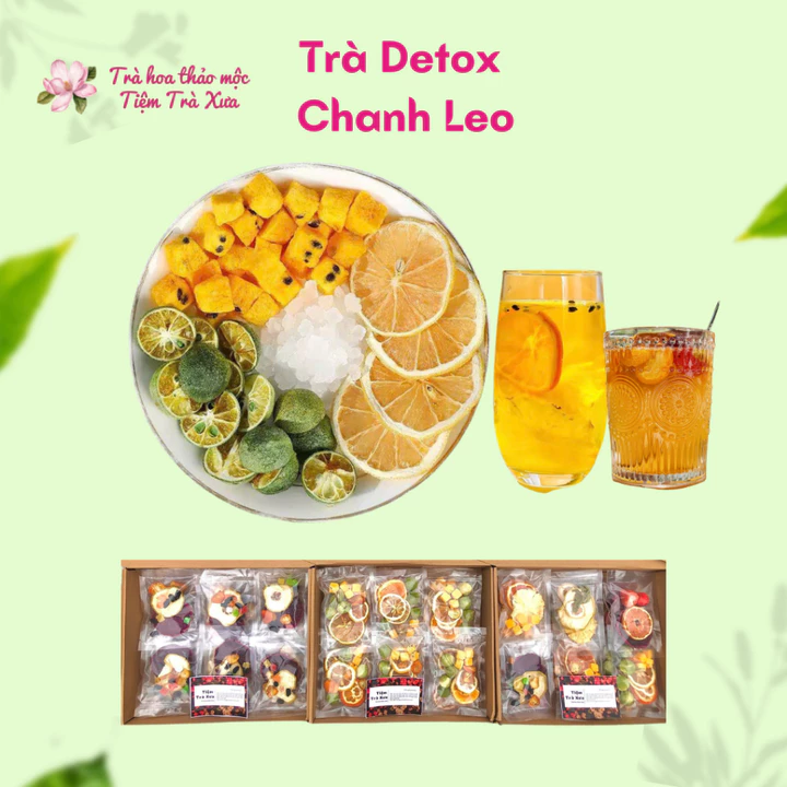 TRÀ DETOX CHANH LEO SẤY LẠNH - TRÀ DETOX CHANH LEO - TRÀ DETOX TRÁI CÂY - TIỆM TRÀ XƯA