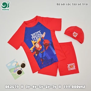 Bộ Bơi Bé Trai Dokma Kèm Mũ Bơi Cho Bé DB2679 DB2681 DB2686