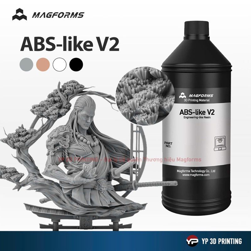 Curated visual reference: This Magforms Abs Reference: Nhựa Resin In 3D Magforms Abs Like V2 Chai 1