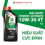 [BST Bác tài công nghệ] COMBO 2 Dầu nhớt xe máy Castrol POWER1 ULTIMATE 10W-30 (0.8L/1L) — ảnh 2