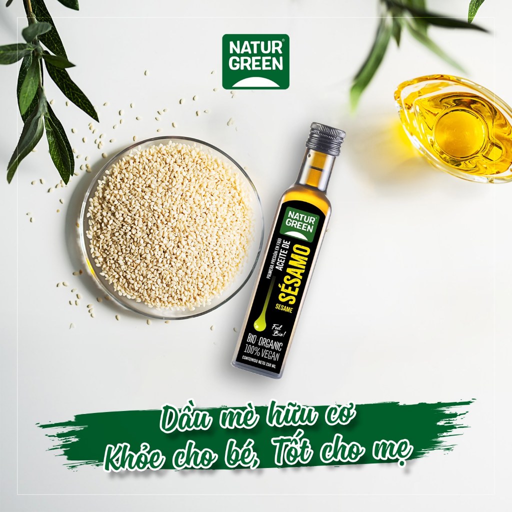 Dầu Mè Hữu Cơ Mantova Organic Sesame Oil 250ml