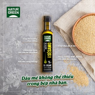 Dầu Mè Hữu Cơ Mantova Organic  Sesame Oil 250ml