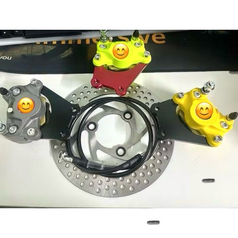 Bộ Phanh Đĩa Trước Gắn Xe Điện Xmen phụ tùng phụ kiện xe điện