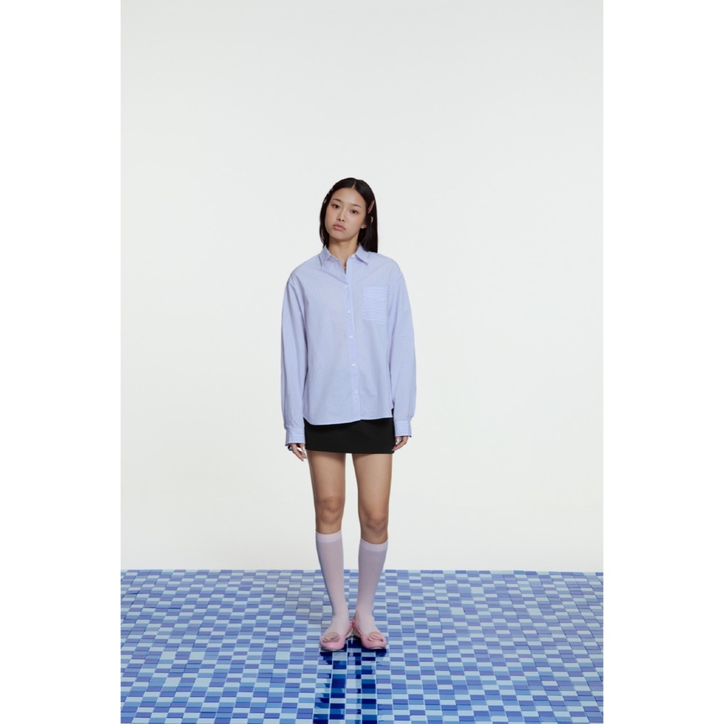 Ảnh LIBÉ WORKSHOP - Áo sơ mi dáng oversize hoạ tiết sọc 3