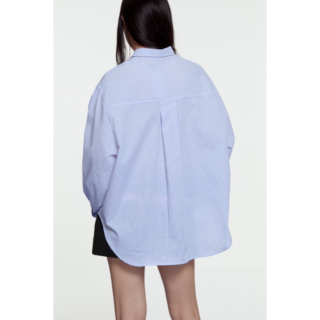Ảnh LIBÉ WORKSHOP - Áo sơ mi dáng oversize hoạ tiết sọc 2