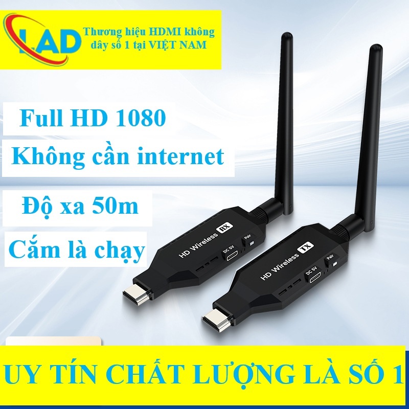 HDMI không dây sử dụng cho 4 tivi 50m (MHB) không cần wifi